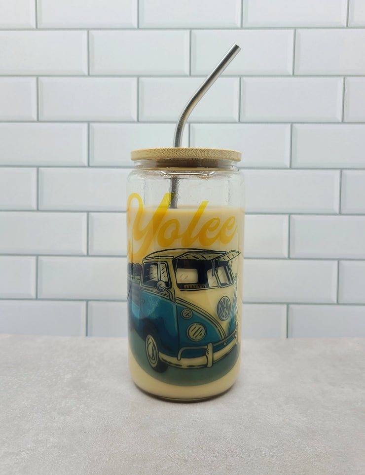 Yolee The VW Libbey Can Glass