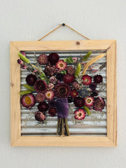 Dried Floral Frame