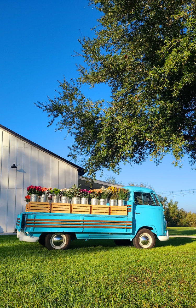 Our retail Vintage Volkswagen Bus – RootsandFlora