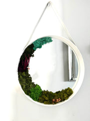 Natural Preserved Moss Mirror