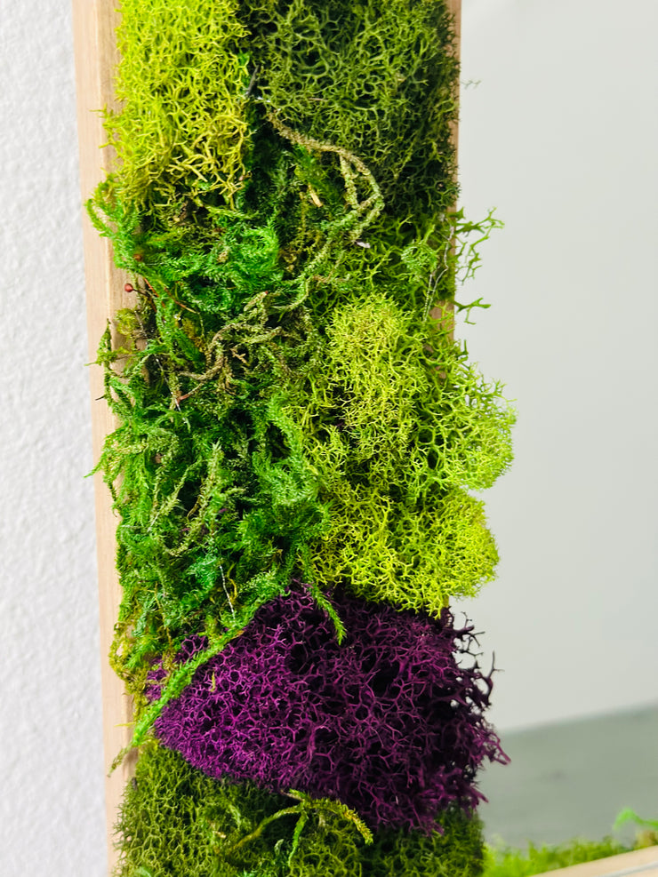 Preserved Moss Rectangular Mirror