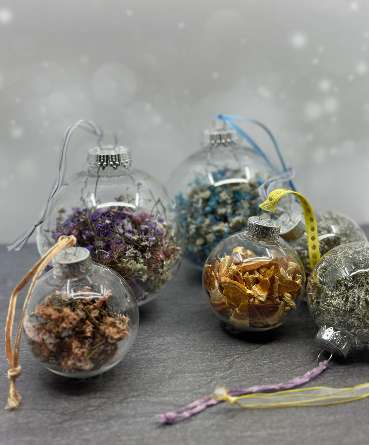 Dried Floral Christmas Ornament