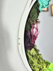 Natural Preserved Moss Mirror