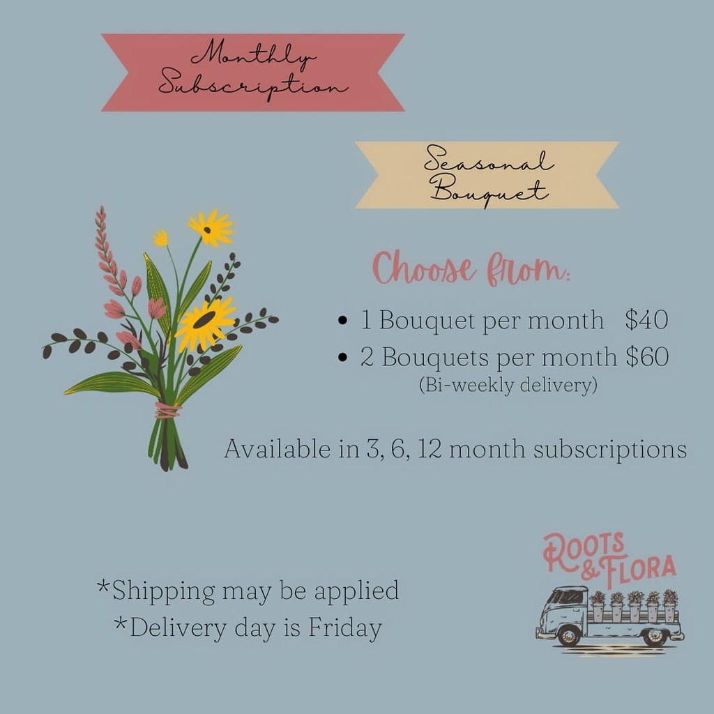 monthly flower seed subscription 12 Month Flower Subscription – RootsandFlora