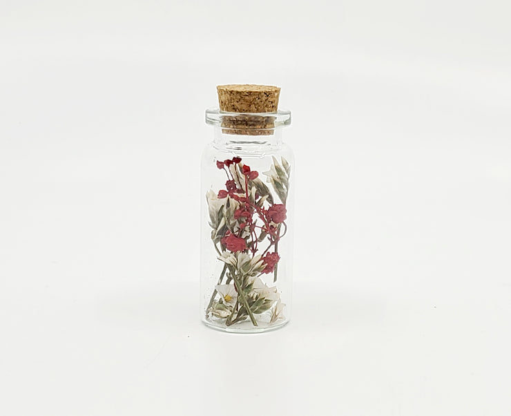Dried Flowers Mini Bottle