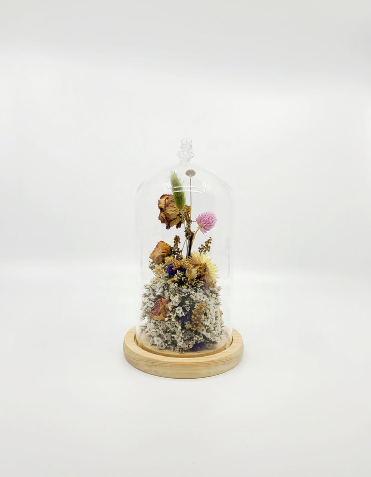 Dried Flowers Cloche