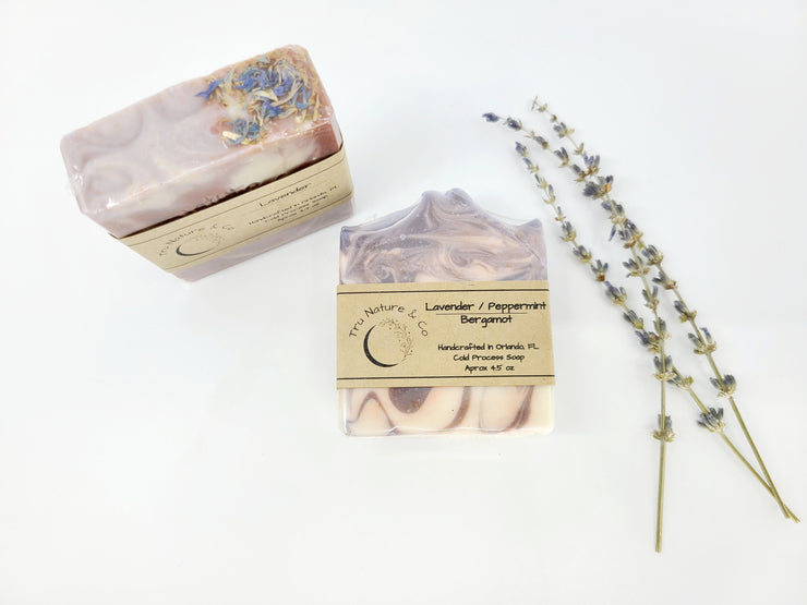 Lavender Peppermint Bergamot Artisan Soap