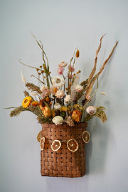Dried Floral Hanging Basket
